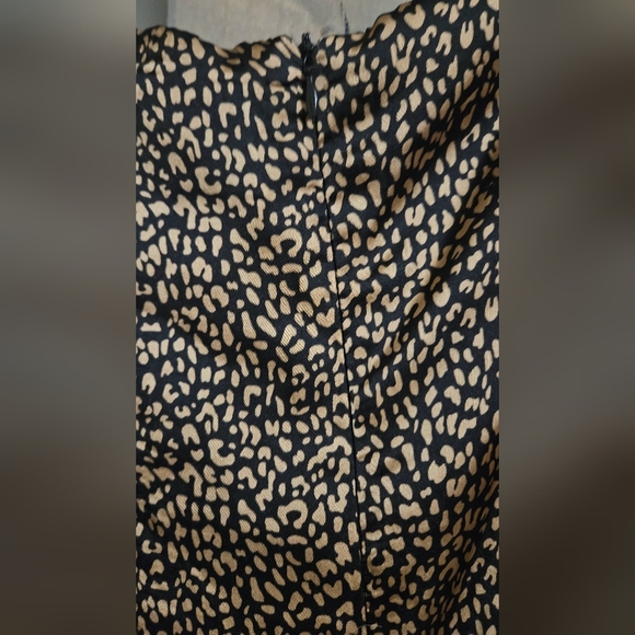 BUDDYLOVE Feline Cheetah print satin Nora Mini Dress. Size Small - Picture 10 of 12